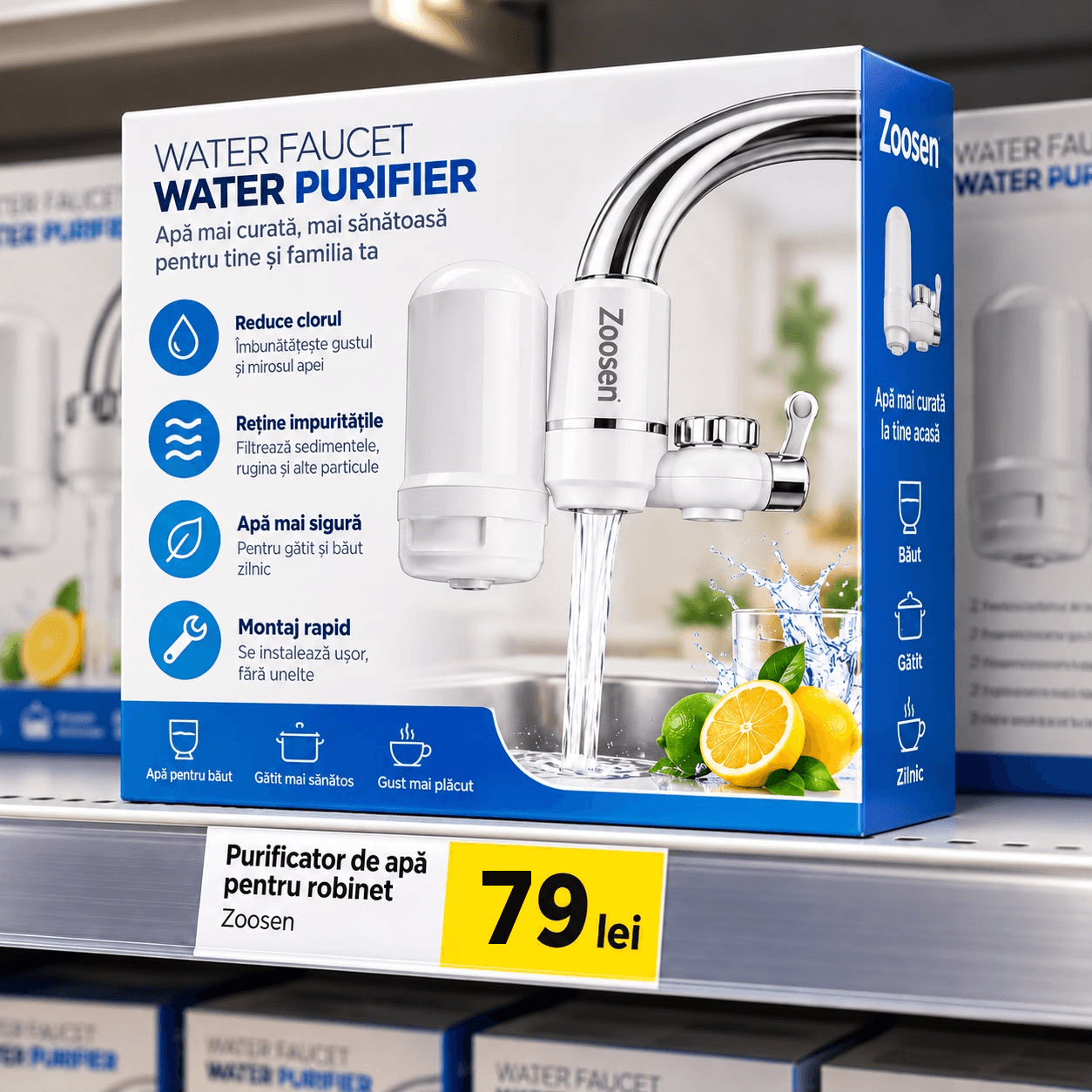 Purificator de apă pentru robinet